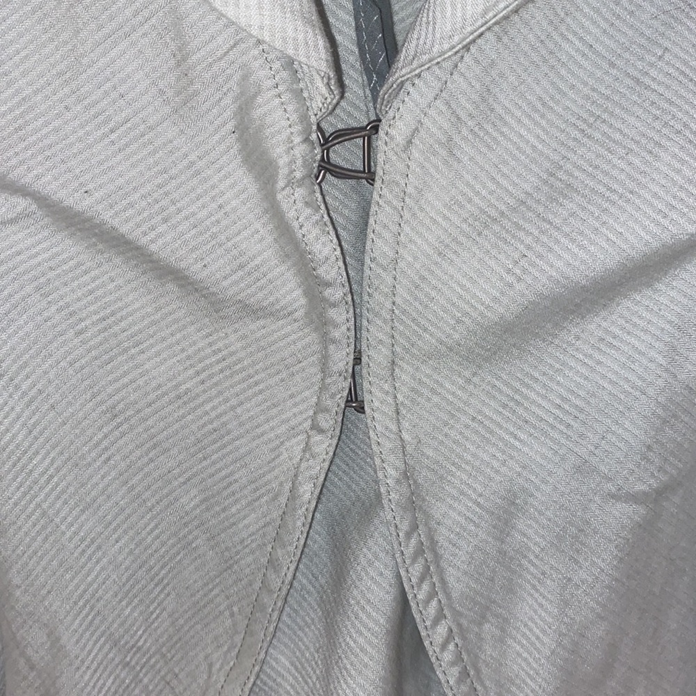 FREE People fitted peplum blazer with front pockets and 3/4 sleeves Size 6 - Picture 3 of 11
